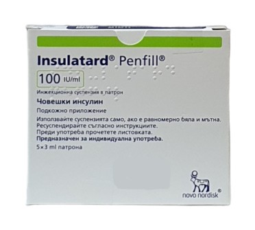 Insulatard HM Penfil susp.inj 100IU/ml - 3 ml  x 5